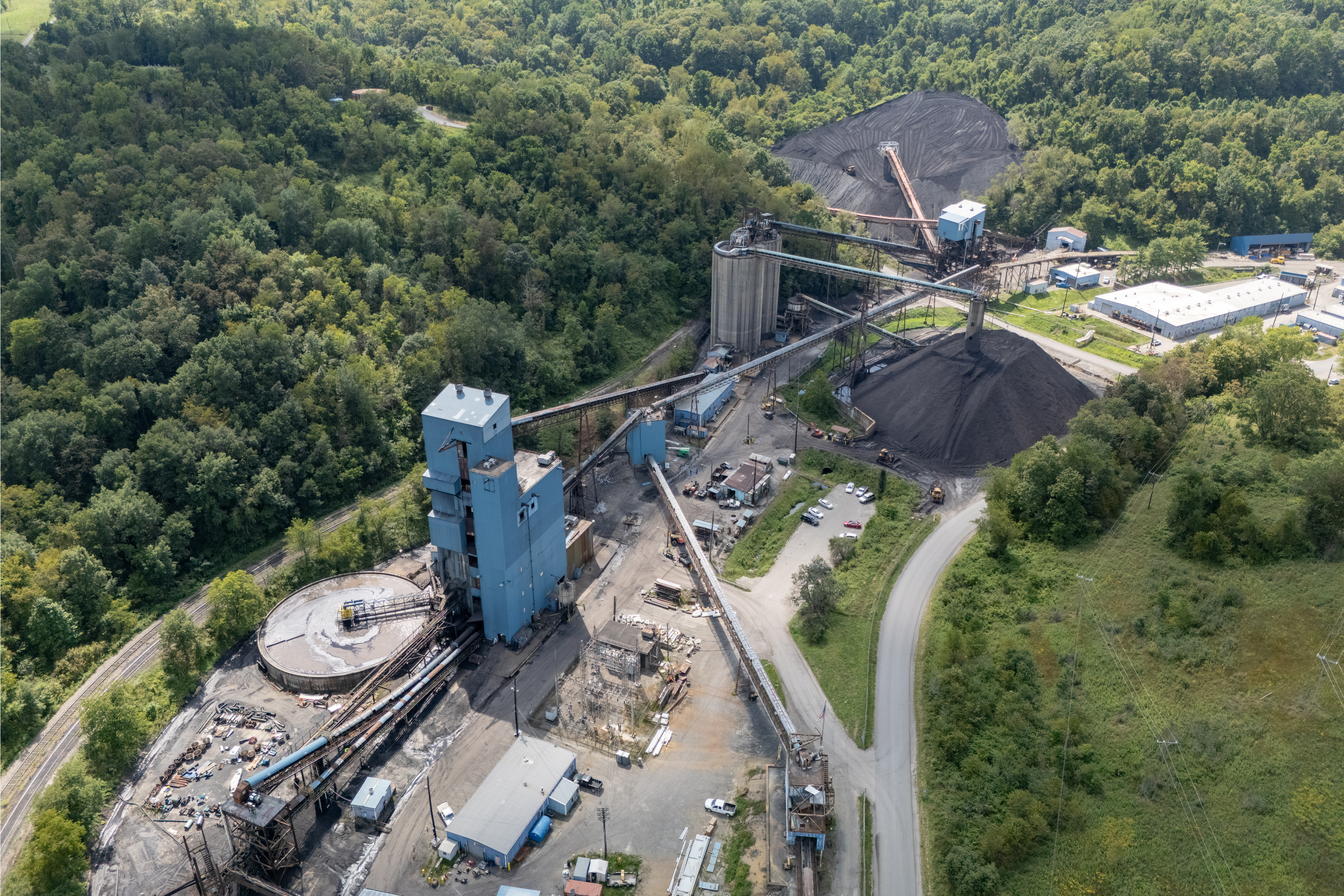 The Cumberland Mine preparation plant in Kirby, Pennsylvania. The Cumberland Mine preparation plant in Kirby, Pennsylvania.